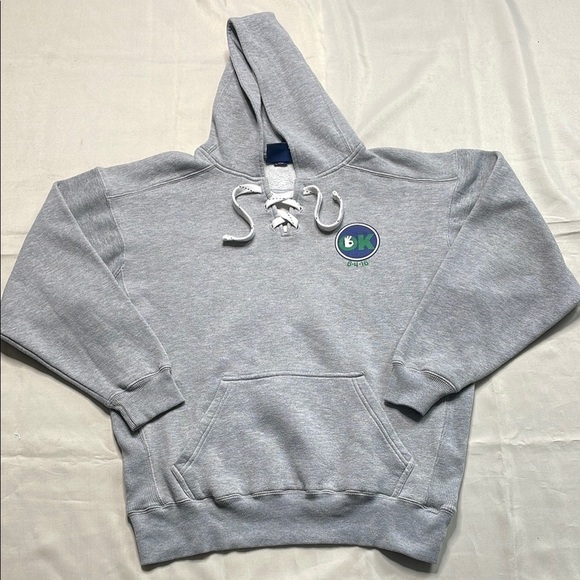 J. AMERICA Gray Hoodie with Logo - Picture 1 of 8